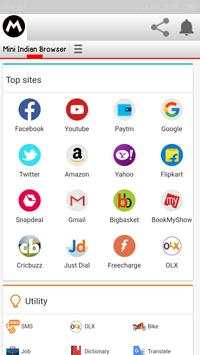 Mini Indian Browser screenshot 3