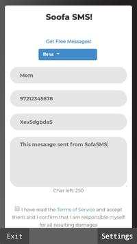 Soofa Spoof SMS скриншот 3