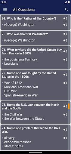 US Citizenship Test 2021 screenshot 2