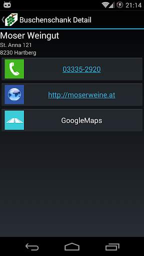 Buschenschank-Droid screenshot 2
