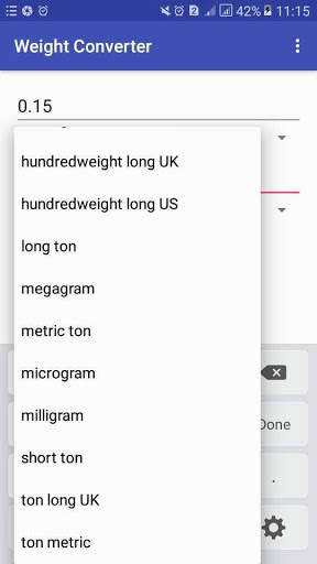 Weight  Converter:kg to lbs to pounds screenshot 2