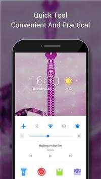 Diamond Zipper Lock Screen Free-Zipper Lock Screen screenshot 3