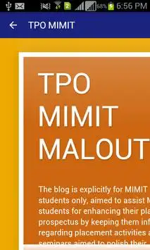 MIMIT TPO 3 تصوير الشاشة