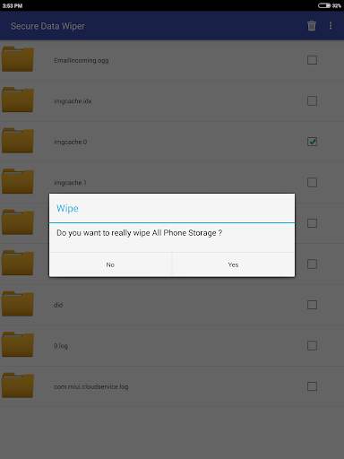 Wipe Mobile Phone Storage with Secure Data Wiper screenshot 11