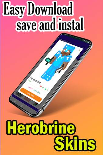 Herobrine Skins for Minecraft screenshot 3