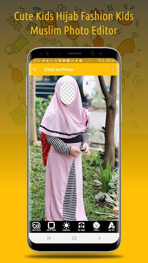 Cute Kids Hijab Fashion Kids Muslim Photo Editor 6 تصوير الشاشة