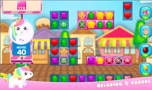Candy Unicorn Smash Puzzle 2020 screenshot 5
