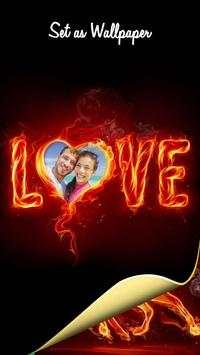 Fire Text Photo Frame screenshot 7