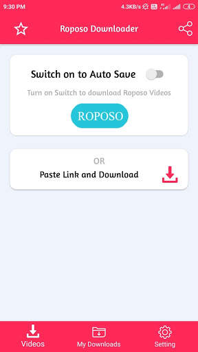 Roposo Video Downloader - Without Watermark screenshot 1