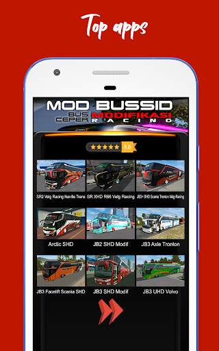 Mod Bussid Bus Ceper Modifikasi Racing screenshot 2