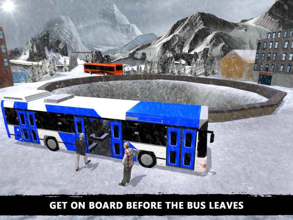 Offroad Snow Tourist Bus Drive screenshot 8