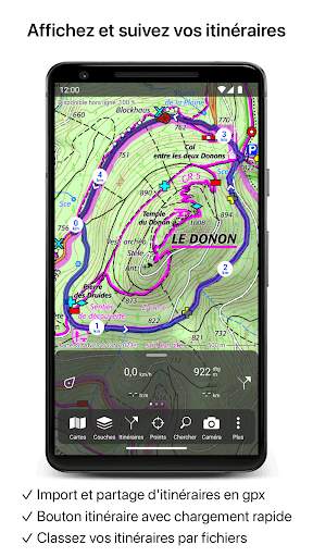 Topo GPS screenshot 2