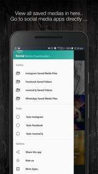 Download Manager for Social Media screenshot 1