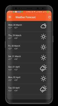 Weather Forecast 2018 screenshot 1