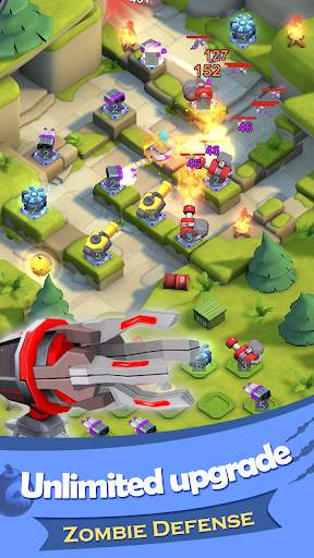 Zombie Defense - Merge TD  Games screenshot 2