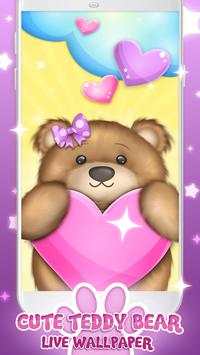 Cute Teddy Bear Live Wallpaper: Background Themes screenshot 4