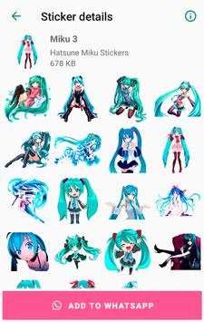 Hatsune Miku Stickers screenshot 4