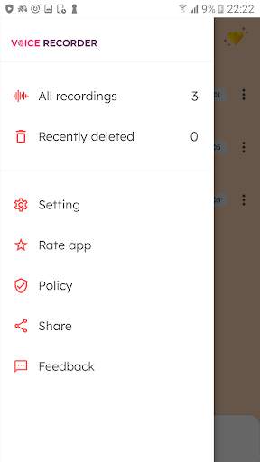 Voice Recorder 5 تصوير الشاشة
