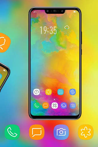 Colorful Galaxy M30 M40 official theme hd launcher screenshot 2