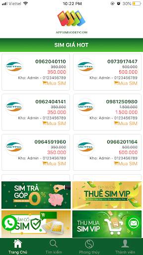 APP SIM SỐ ĐẸP screenshot 3