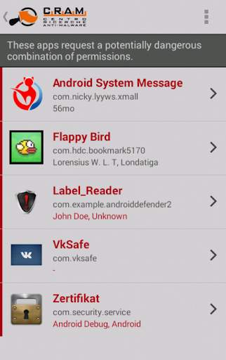 CRAM App Analyser screenshot 4