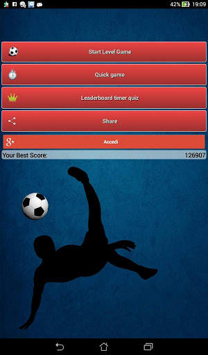 The football legends quiz screenshot 2