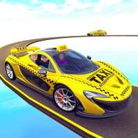 City Taxi Driving Car Stunts logo