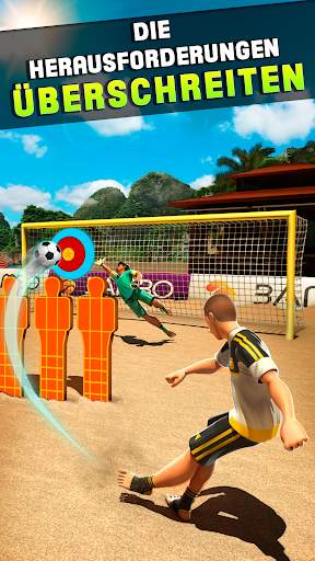 Schießen Tor - Beach Soccer Spiel screenshot 1