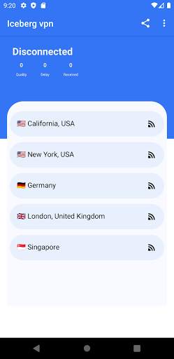 Iceberg VPN, Free Unlimited Secure VPN Proxy screenshot 1