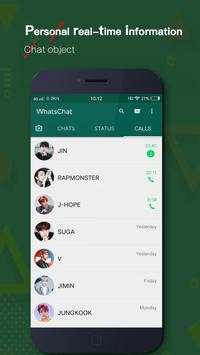 Bts Fake WhatsChat Messenger screenshot 1