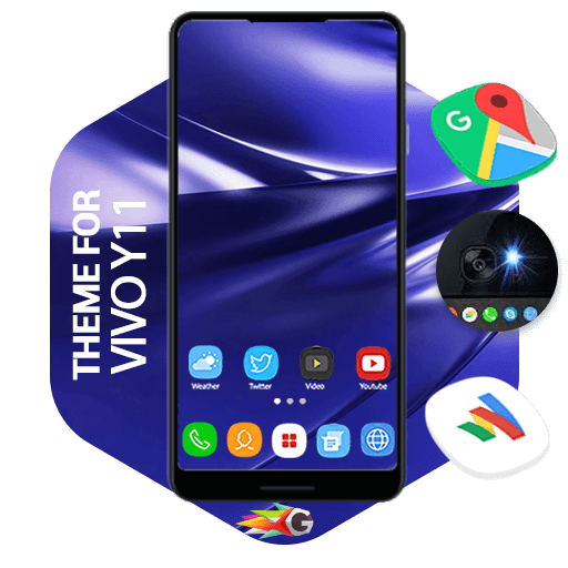 launcher Theme For Vivo Y11 with junk with cleaner icon