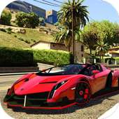 Car Racing: Lamborghini Veneno Roadster logo