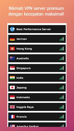 VPN Indonesia - Free VPN, Fast, Unlimited screenshot 3