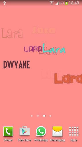 My Name Live Wallpaper screenshot 6