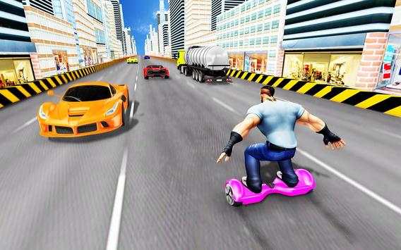 Hoverboard Traffic Racing 1 تصوير الشاشة