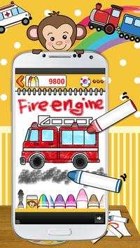 Coloring game - Vehicle land screenshot 7
