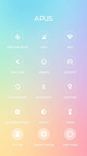 Colorful Skinny APUS Launcher theme screenshot 3