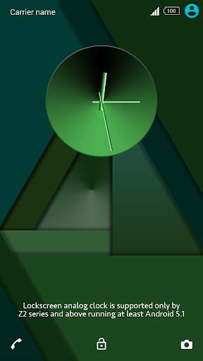 MonoChrome Green for Xperia screenshot 2