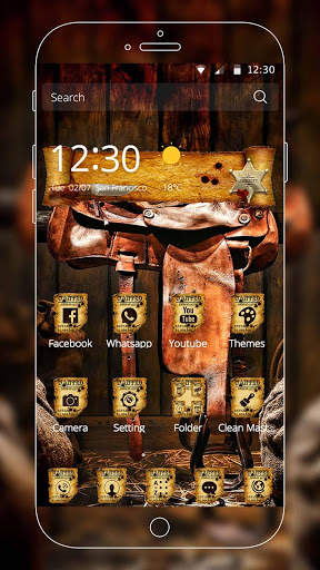 Cowboy Wanted Theme screenshot 1