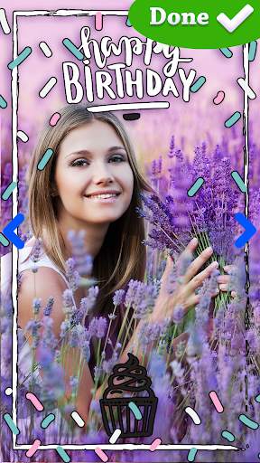 Happy Birthday Frame For Pictures Photo Editor 2 تصوير الشاشة