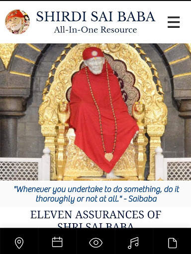 Shirdi Sai Baba All-In-One App With Live Darshan screenshot 9