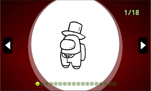 Coloring Among Us screenshot 2