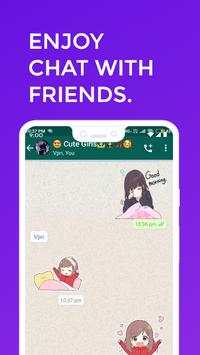 Cute & Funny Girls Sticker screenshot 12