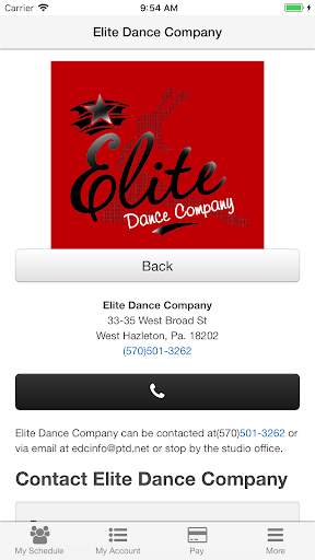 Elite Dance Company 3 تصوير الشاشة