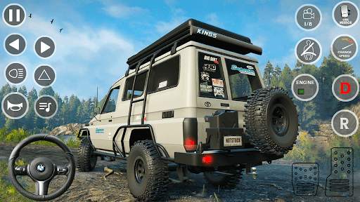 Simulator balap jip 4x4 nyata screenshot 2
