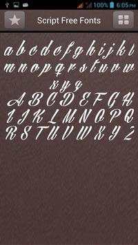 Script Font Style screenshot 3