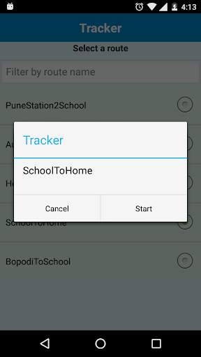 Tracker screenshot 4