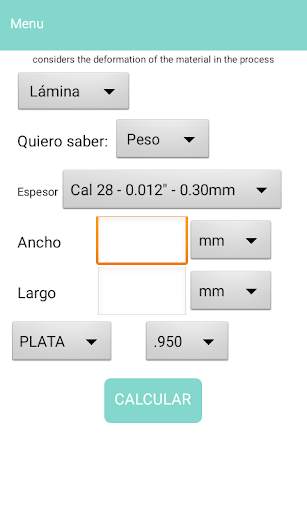 Calculadora para Joyeros screenshot 6