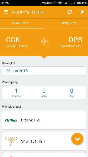 Musthofa Travelku 2 تصوير الشاشة