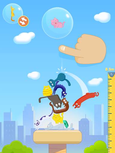 Cat Stack - Cute and Perfect Tower Builder Game! screenshot 16